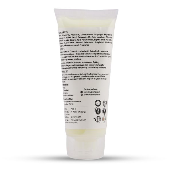 WEIONS Retinol Calm CREAM - 100 ML - Image 4